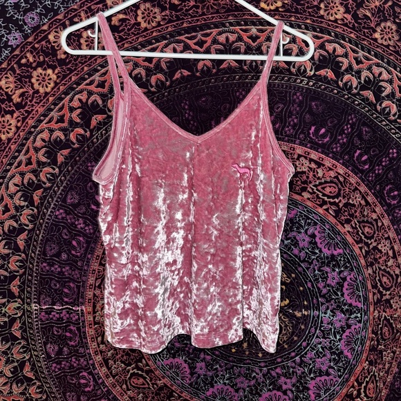 PINK Victoria's Secret Pink Shimmer Tank - Picture 1 of 5